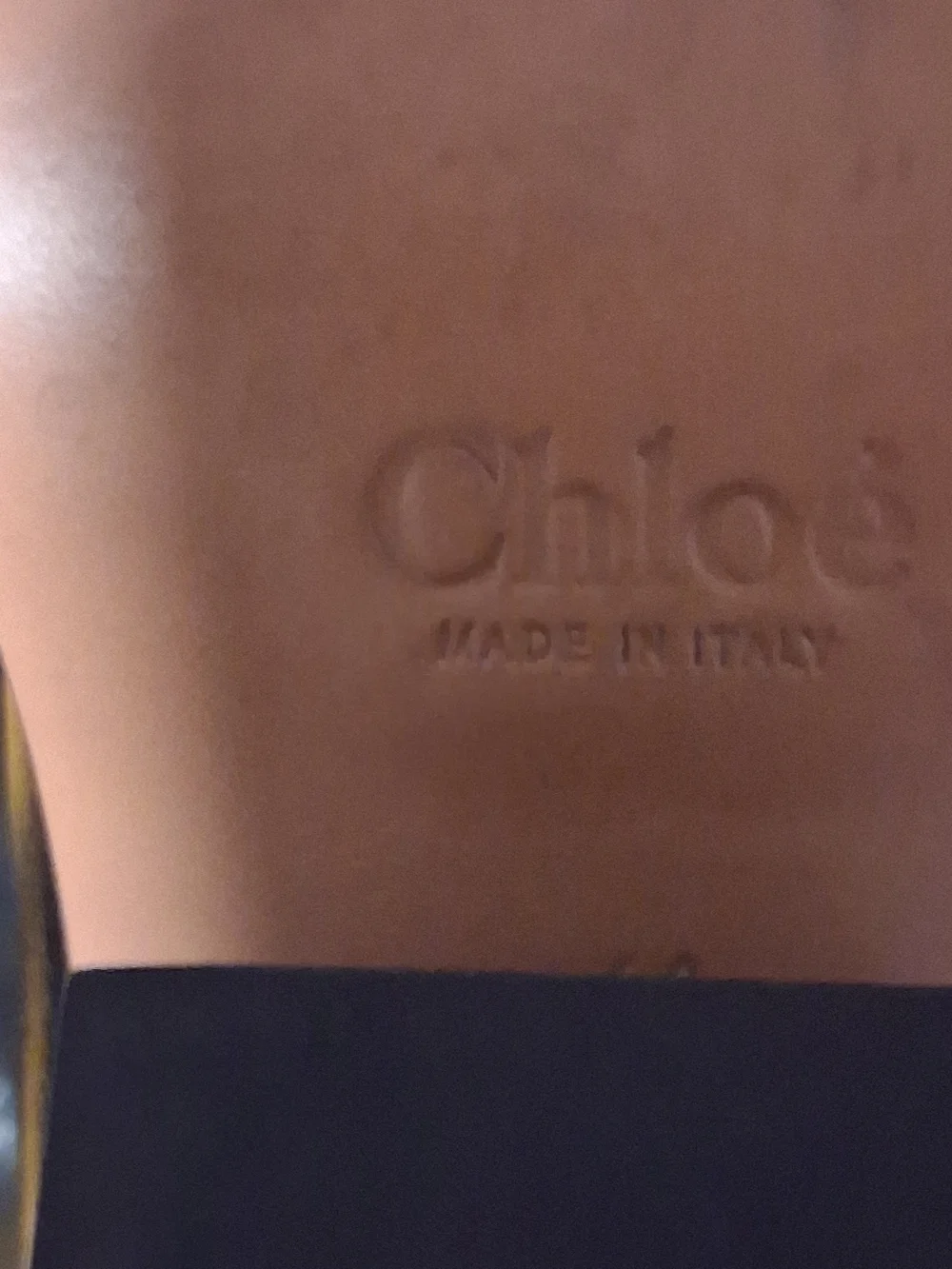 Chloe Black Leather Ankle Booties with Side Zip